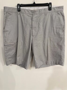 Greg Norman Collection Light Gray Cargo Shorts